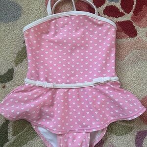 Circo Pink and White Swimsuit